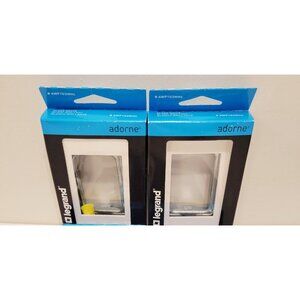 2 Legrand AWP1G3WH4 adorne Gloss White 1-Gang Wall Plate